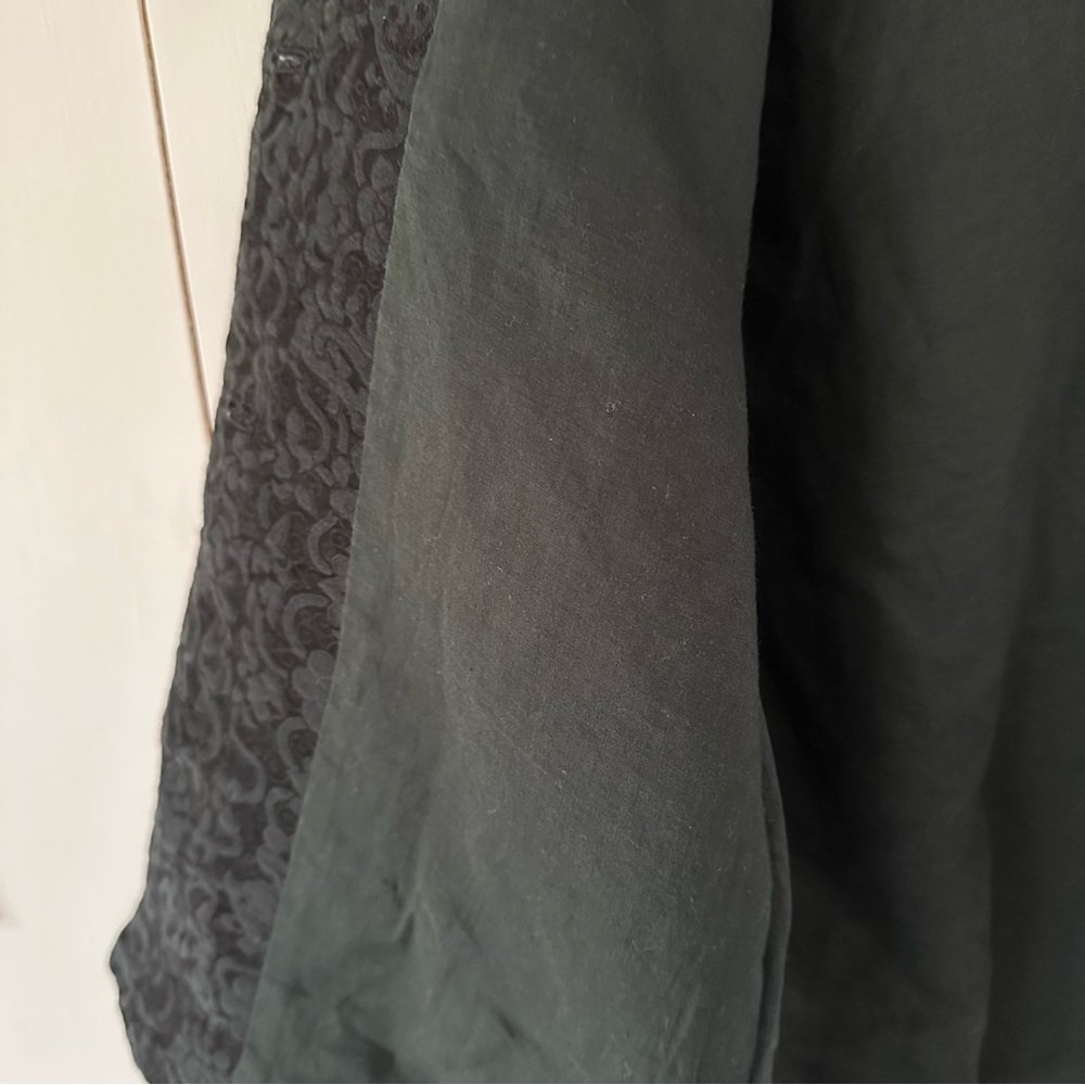 VTG 90’s Issey Miyake Black Jacket Size 3 Flower and Demon Print - Picture 14 of 15